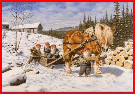 Julebonad, 50 x 35 cm, Jan Bergerlind