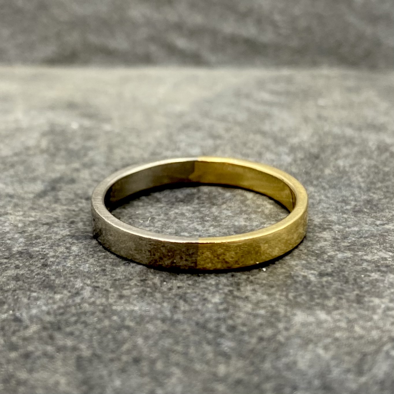 Ring FiftyFifty handgjord guld/vitguld 18 karat - 3