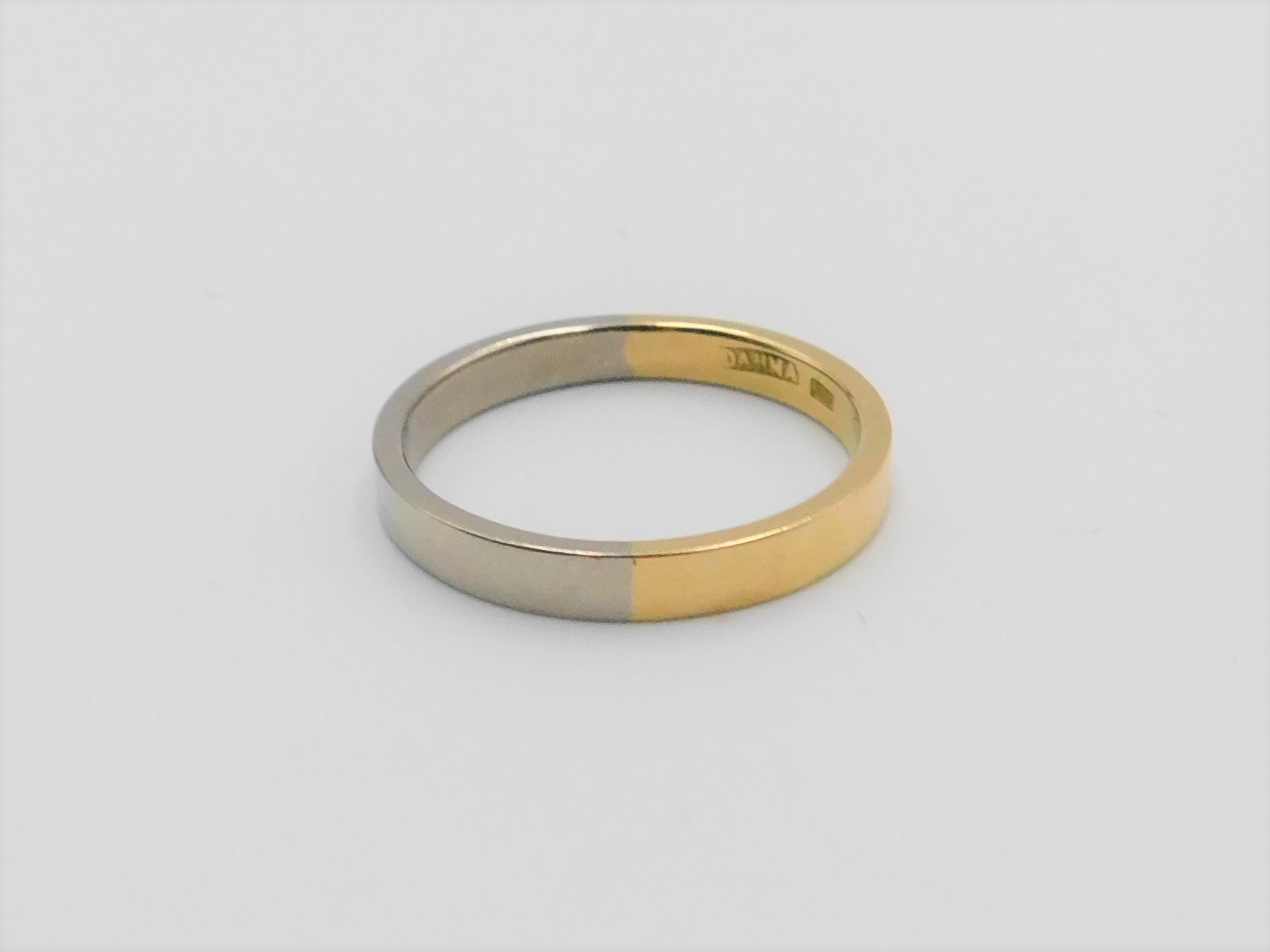 Ring FiftyFifty handgjord guld/vitguld 18 karat - 5