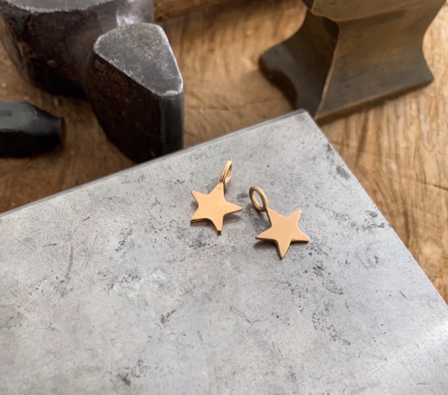 Hänge Älskad stjärna 9 mm guld 18 karat - 5