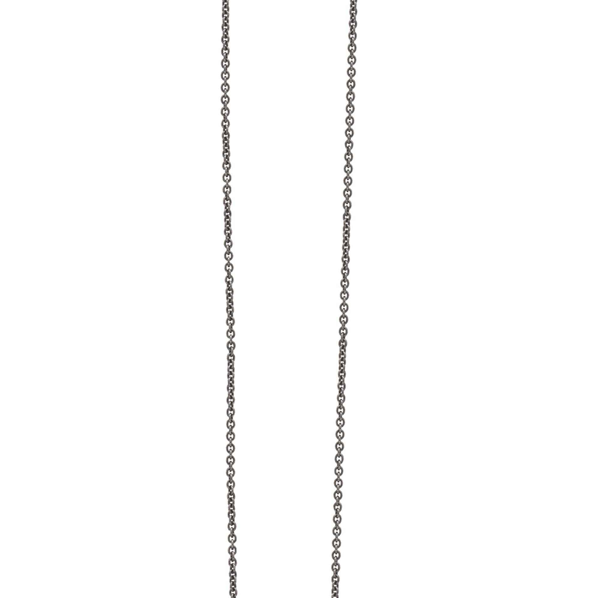 Kedja Heiring oxiderat silver 45 cm
