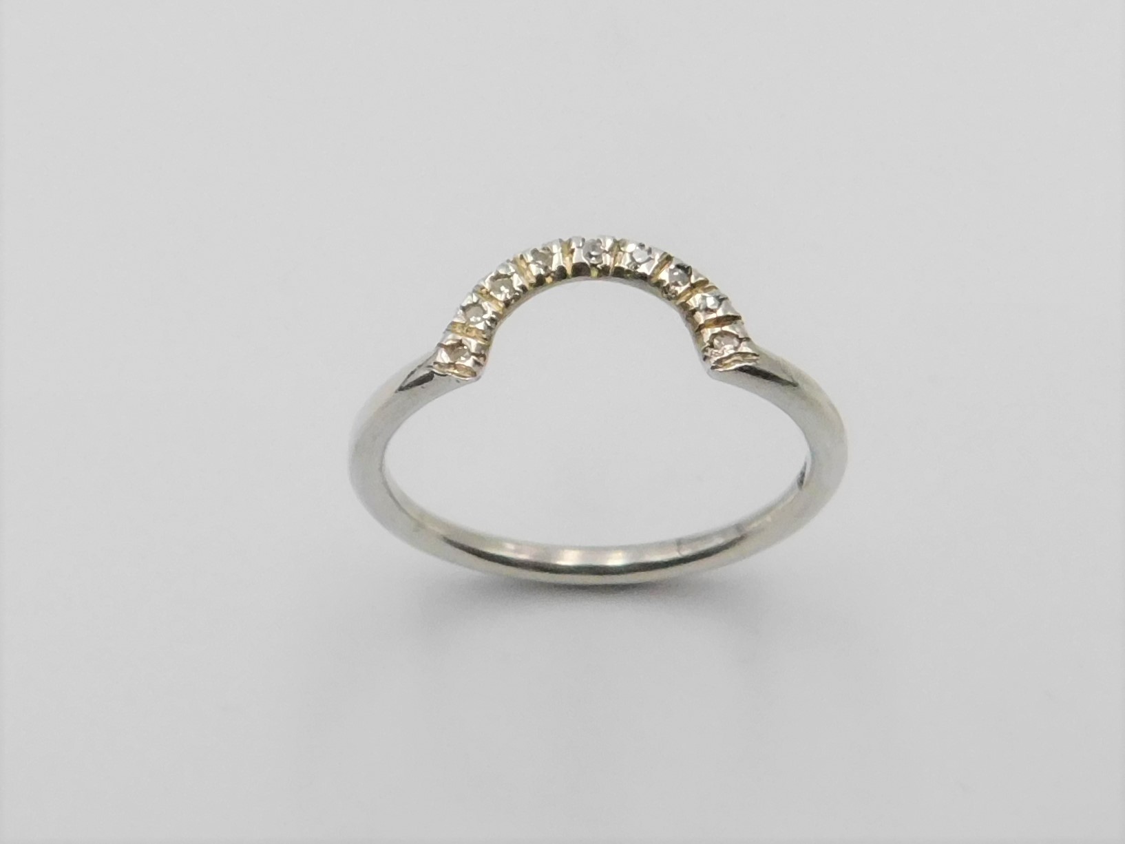 Ring Jasmin handgjord diamanter 9x0,005 ct guld 18 karat  - 3