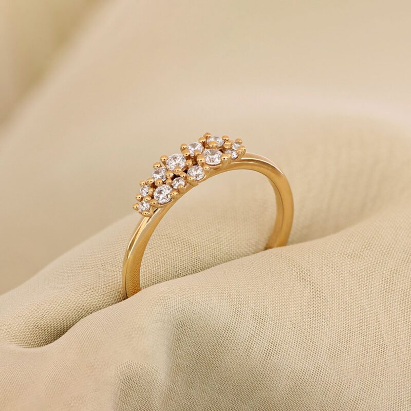 Ring Fridolina diamanter guld 18 karat 