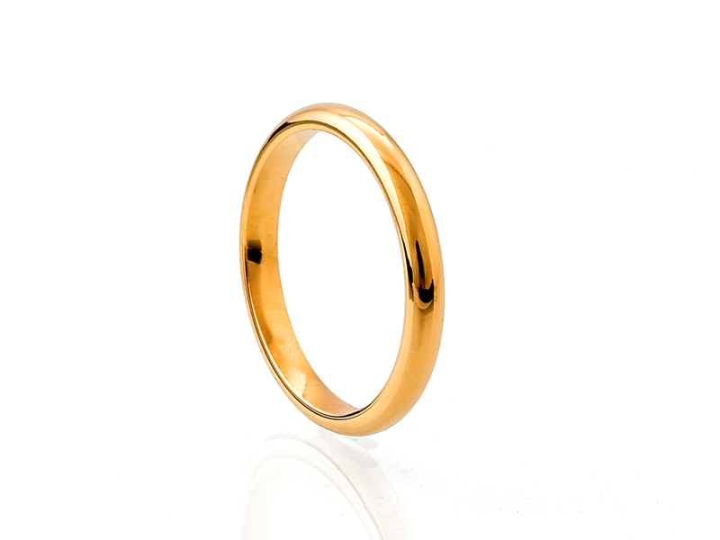 Ring rund profil, 2,5 mm bred 1,6 mm hög 