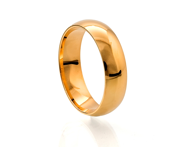 Ring rund profil, 6 mm bred 1,6 mm hög 