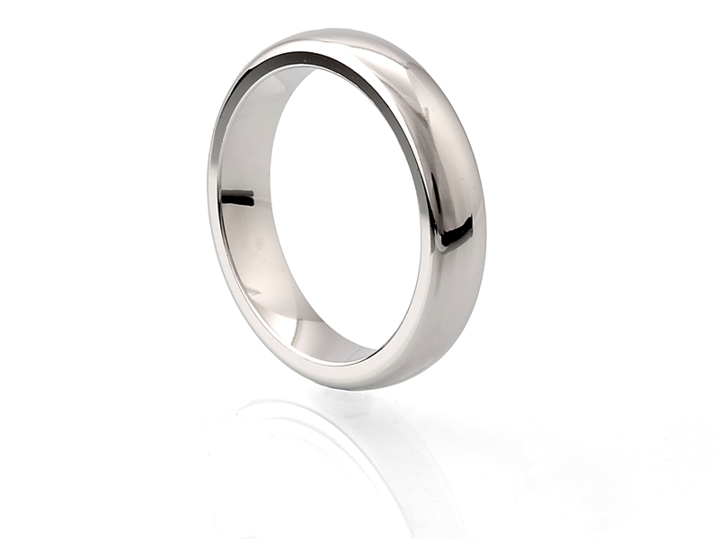 Ring halvkupad profil, 4 mm bred 1,6 mm hög 