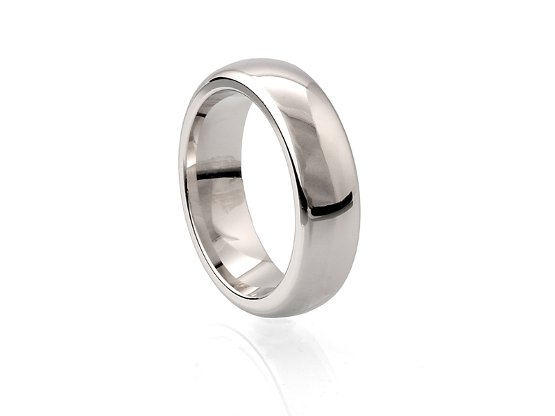 Ring halvkupad profil, 6 mm bred 1,6 mm hög 