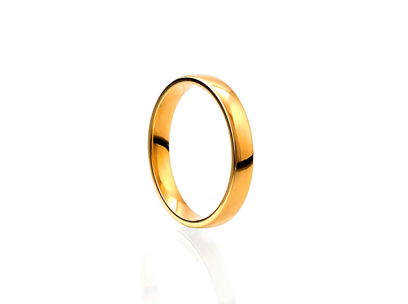 Ring halvkupad profil, 3 mm bred, 1,3 mm hög 
