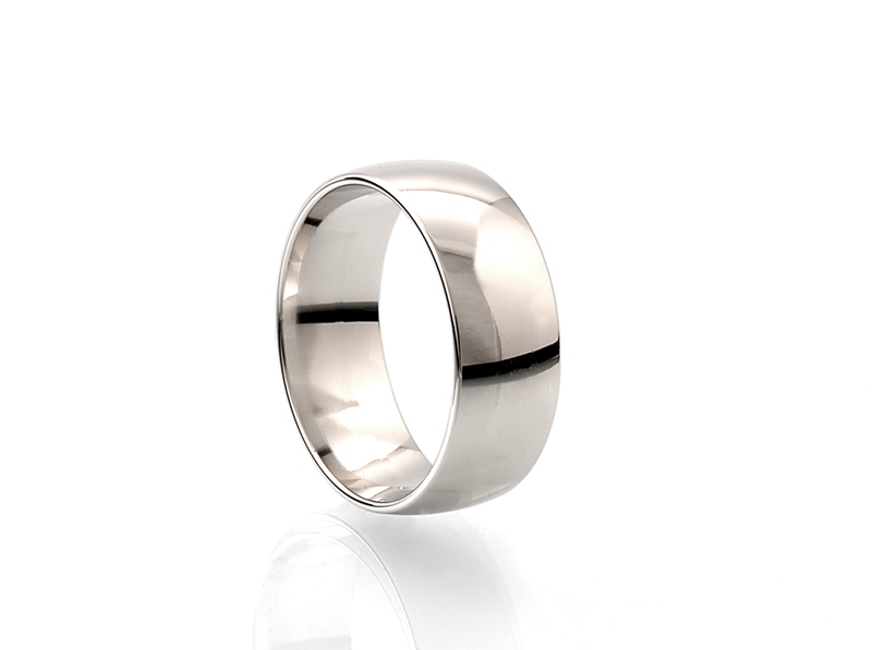 Ring halvkupad profil, 7 mm bred 1,3 mm hög 