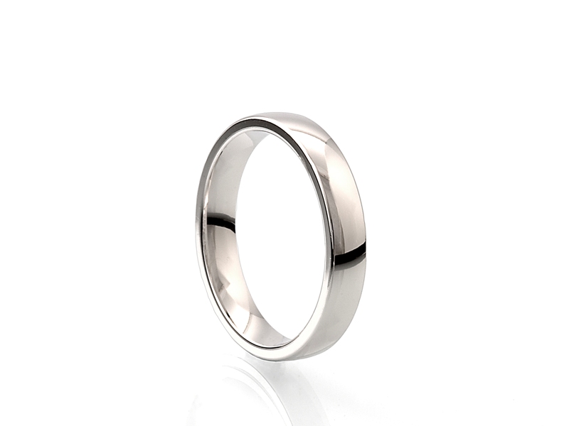 Ring halvkupad profil, 4 mm bred 1,8 mm hög 