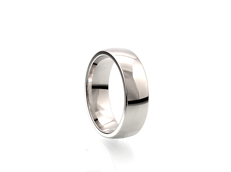 Ring halvkupad profil, 6 mm bred 1,8 mm hög 