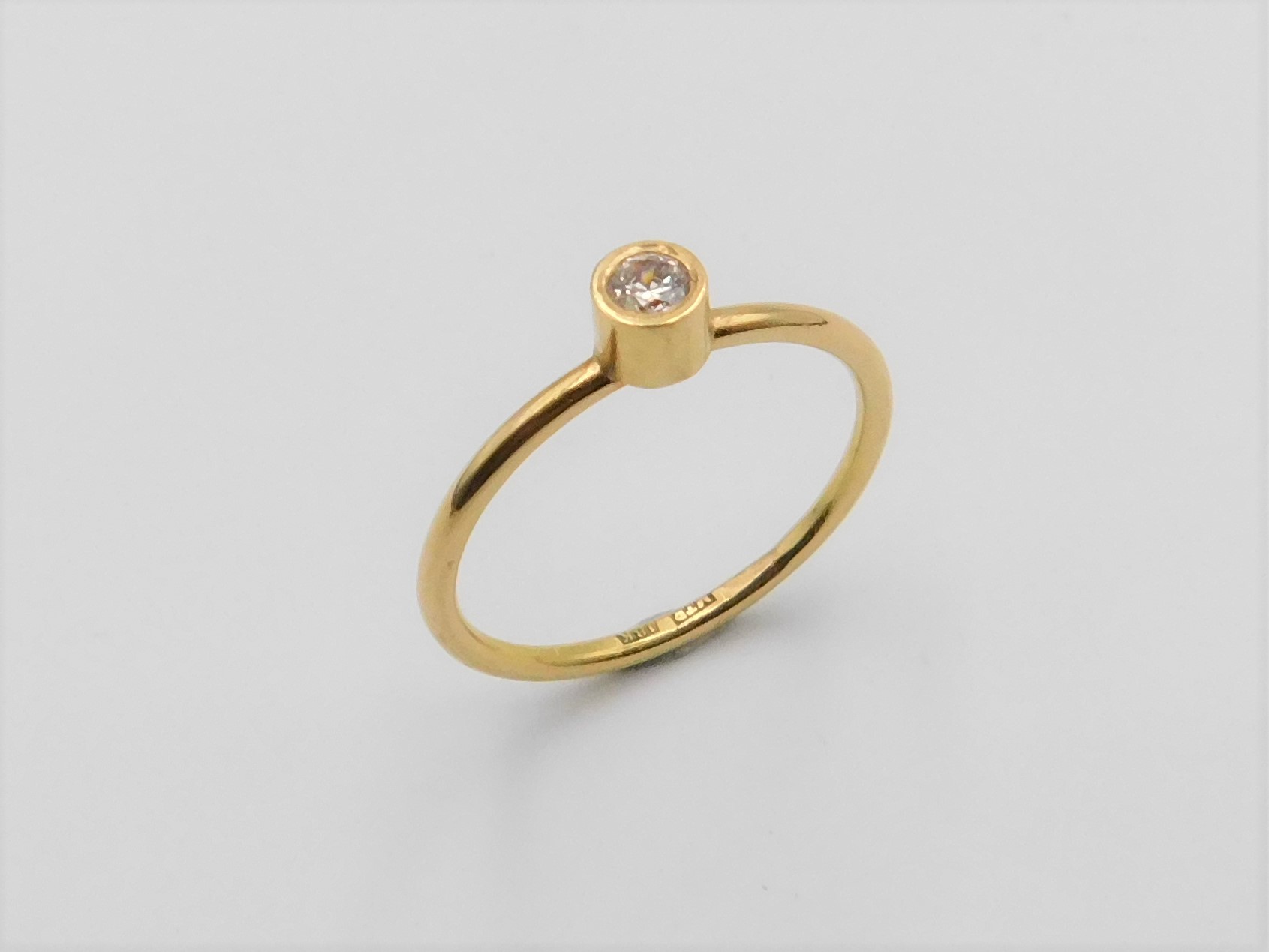 Ring Lily handgjord guld 18 karat 