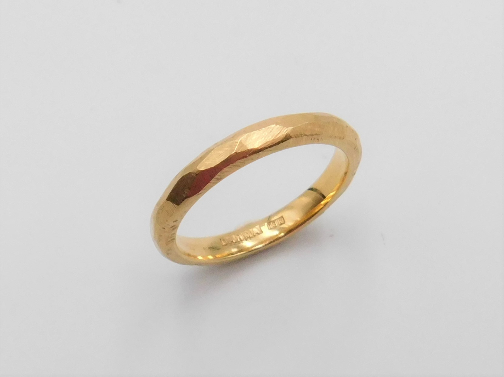 Ring Rawly handgjord yta guld 18 karat - 3