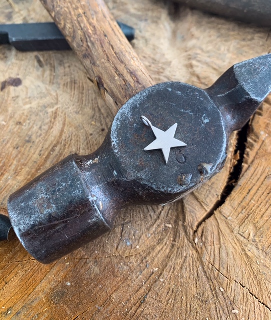 Hänge Älskad stjärna 12 mm vitguld 18 karat - 4