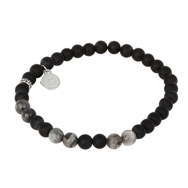 Armband jaspis och onyx