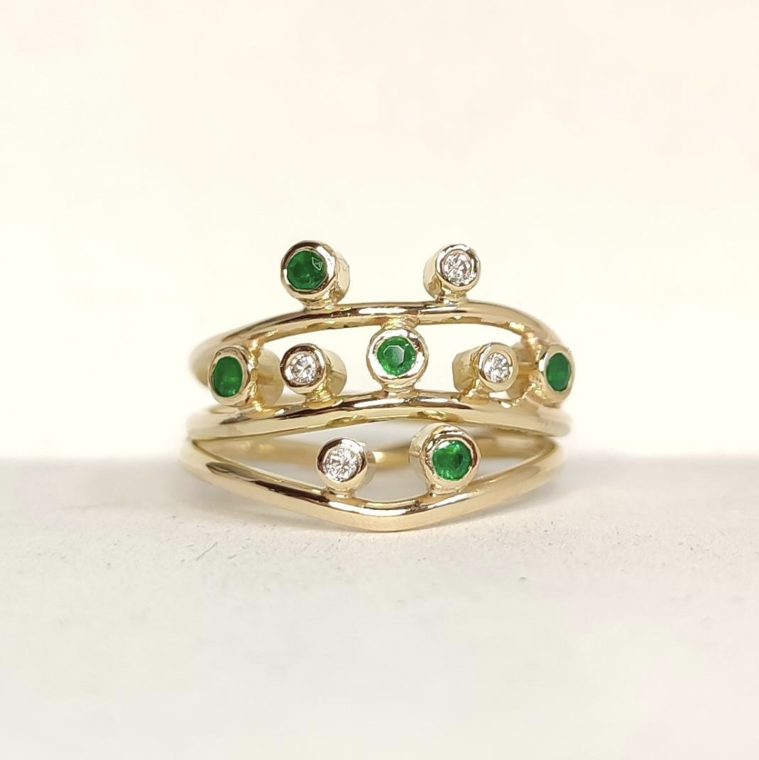 Two rings on table