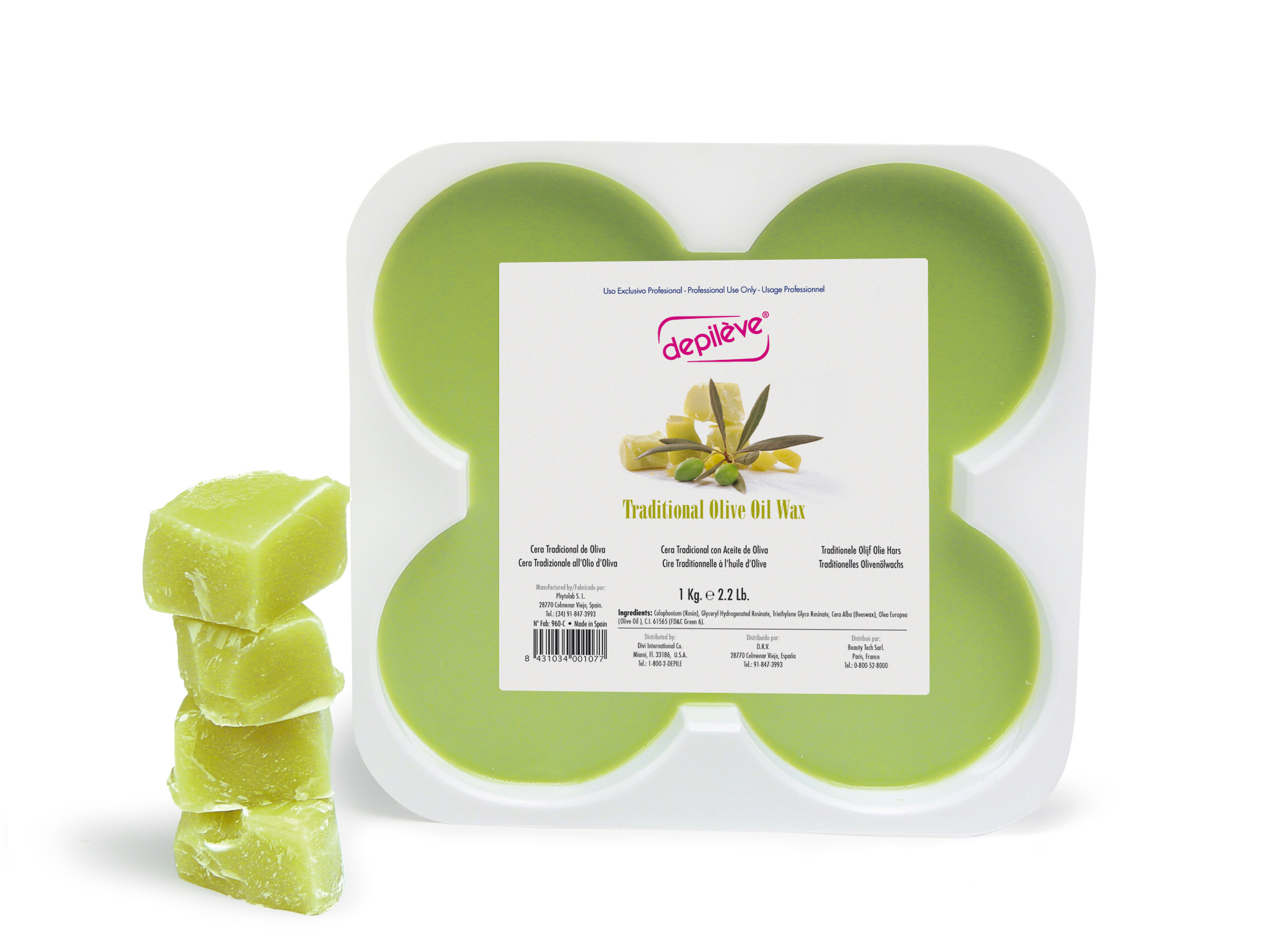 Traditionellt vax Olive Oil 2x500 gram