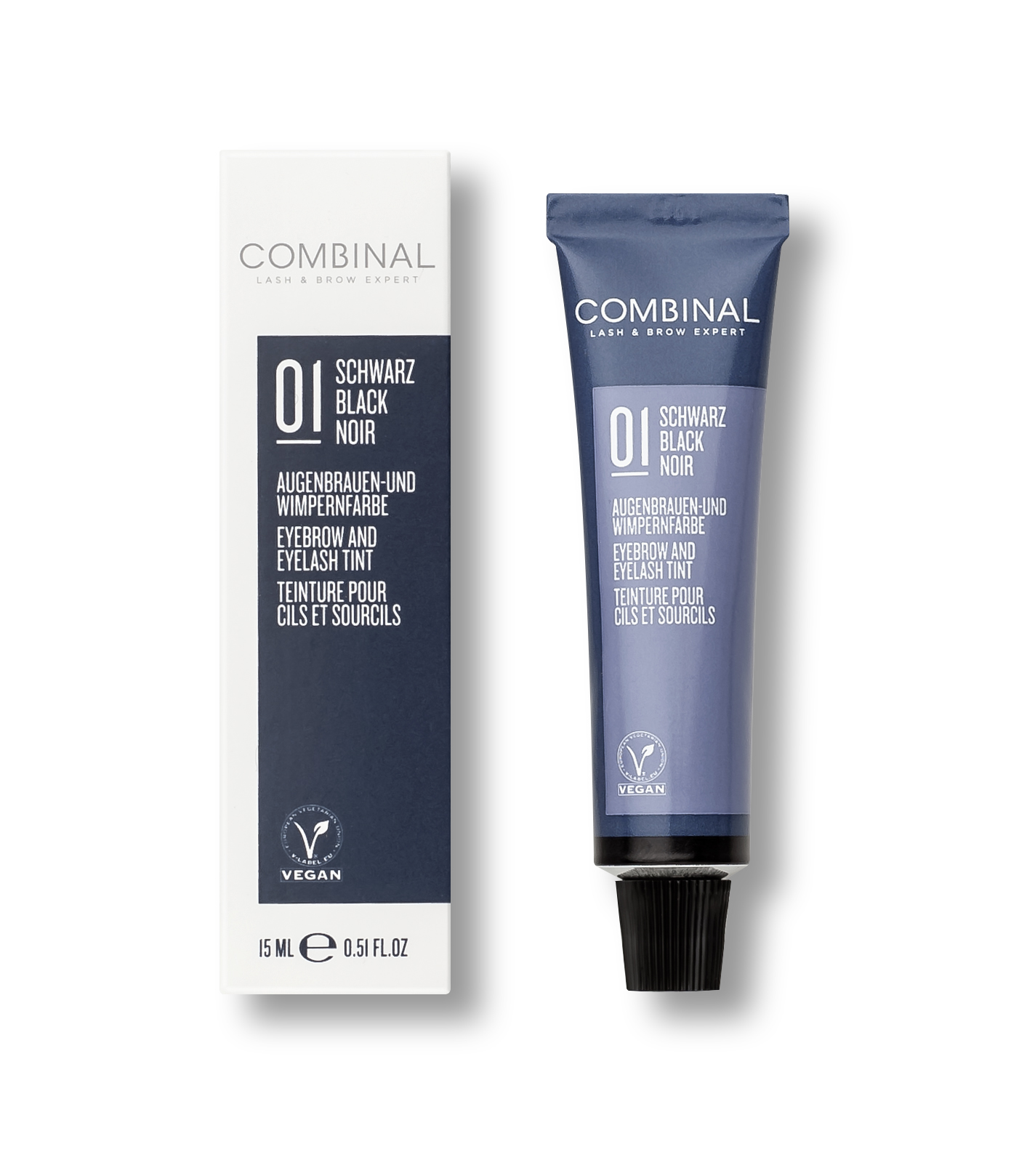 Combinal färg 01 Svart 15 ml