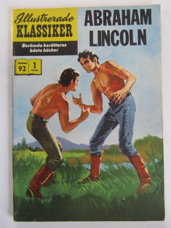 Illustrerade Klassiker 092 Abraham Lincoln 1:a uppl Vg+