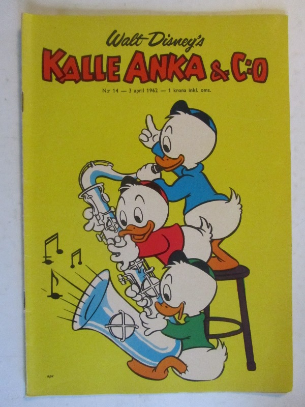 Kalle Anka 1962 14 Vg+