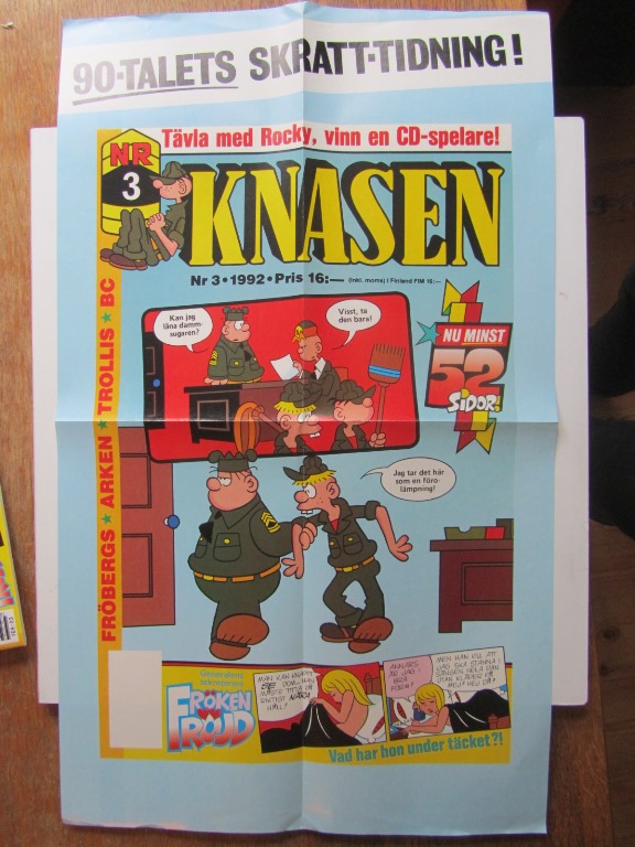 Knasen 1992 03 med löpsedel - 2
