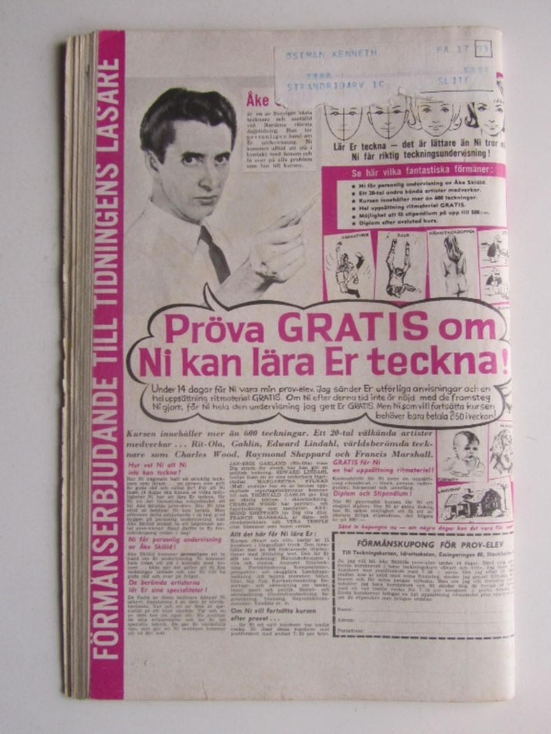 Fantomen 1966 17 Vg- - 2