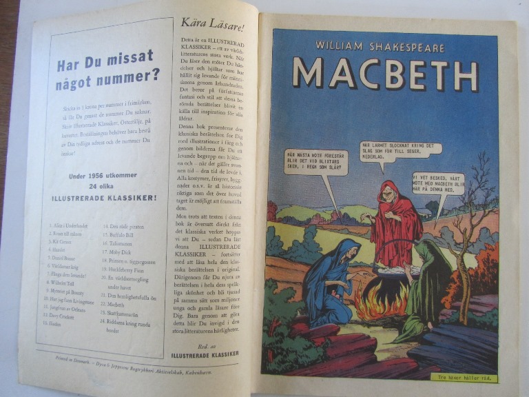 Illustrerade Klassiker 022 Macbeth 1:a uppl. Good - 3