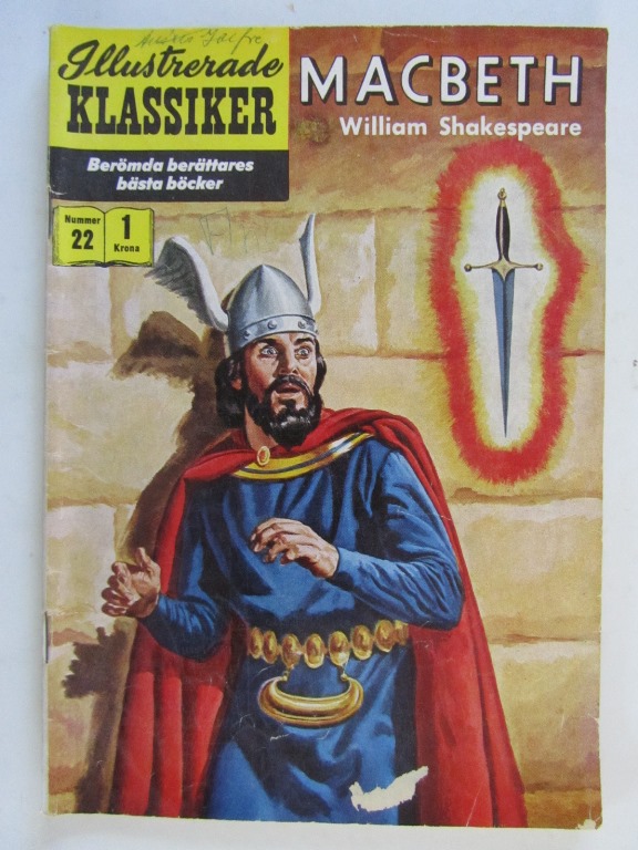 Illustrerade Klassiker 022 Macbeth 1:a uppl. Good