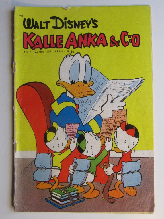 Kalle Anka 1957 07 Vg-