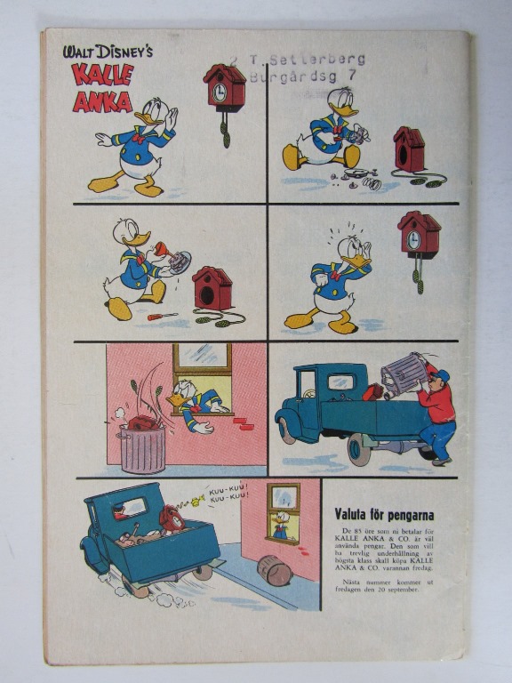 Kalle Anka 1957 19 Good - 2