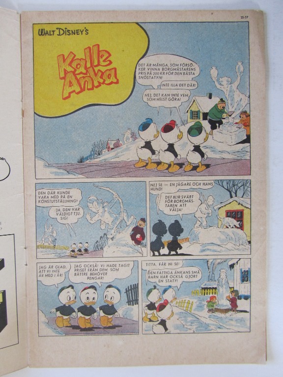 Kalle Anka 1957 25 Vg - 3