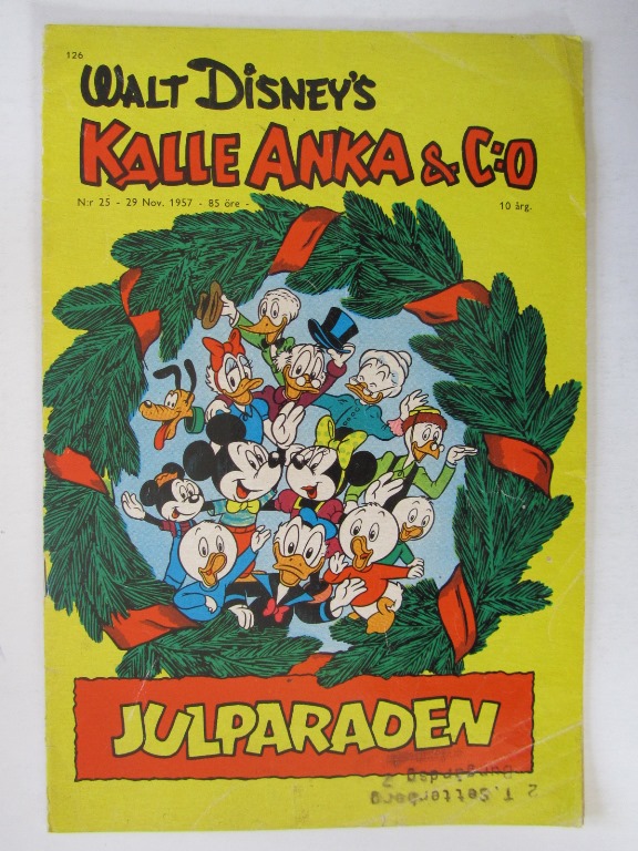 Kalle Anka 1957 25 Vg