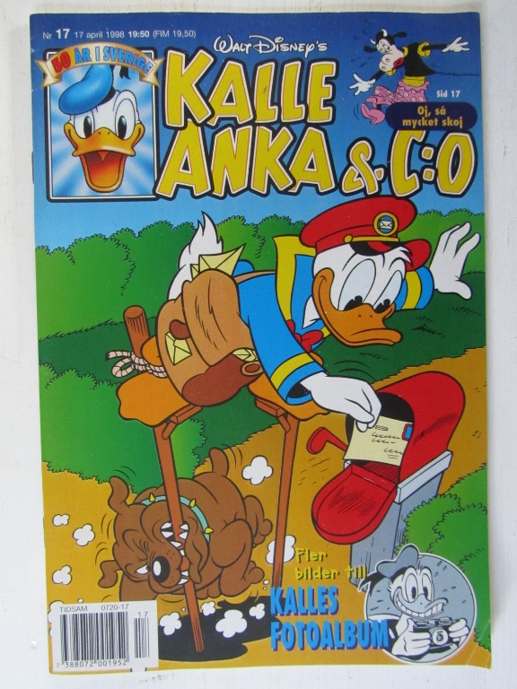 Kalle Anka & Co 1998 17 med bilaga