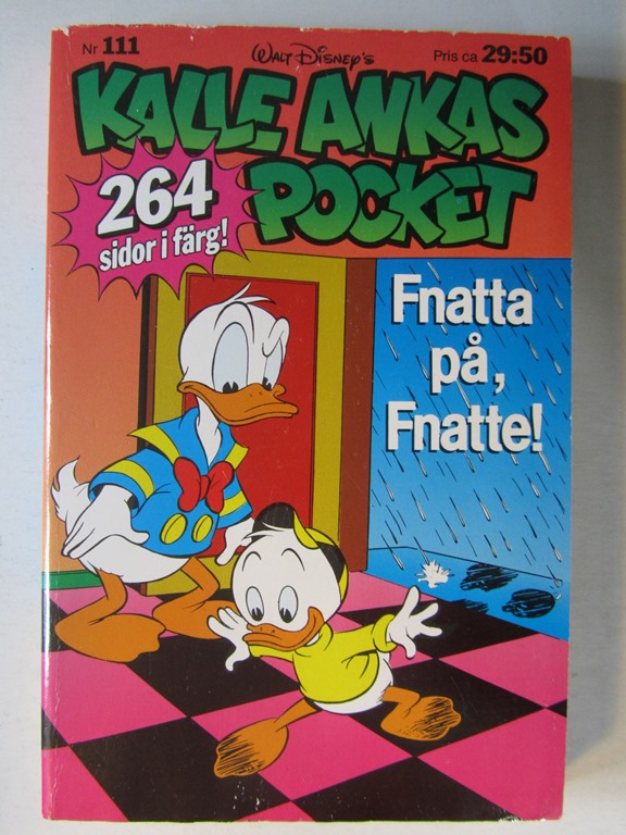 Kalle Ankas pocket 111 Fnatta på, Fnatte
