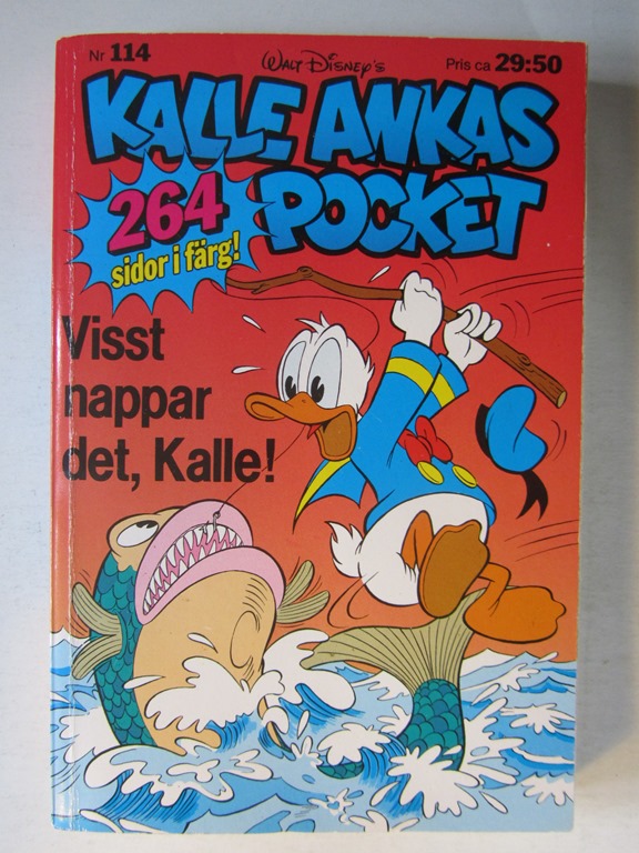 Kalle Ankas pocket 114 Visst nappar det, Kalle