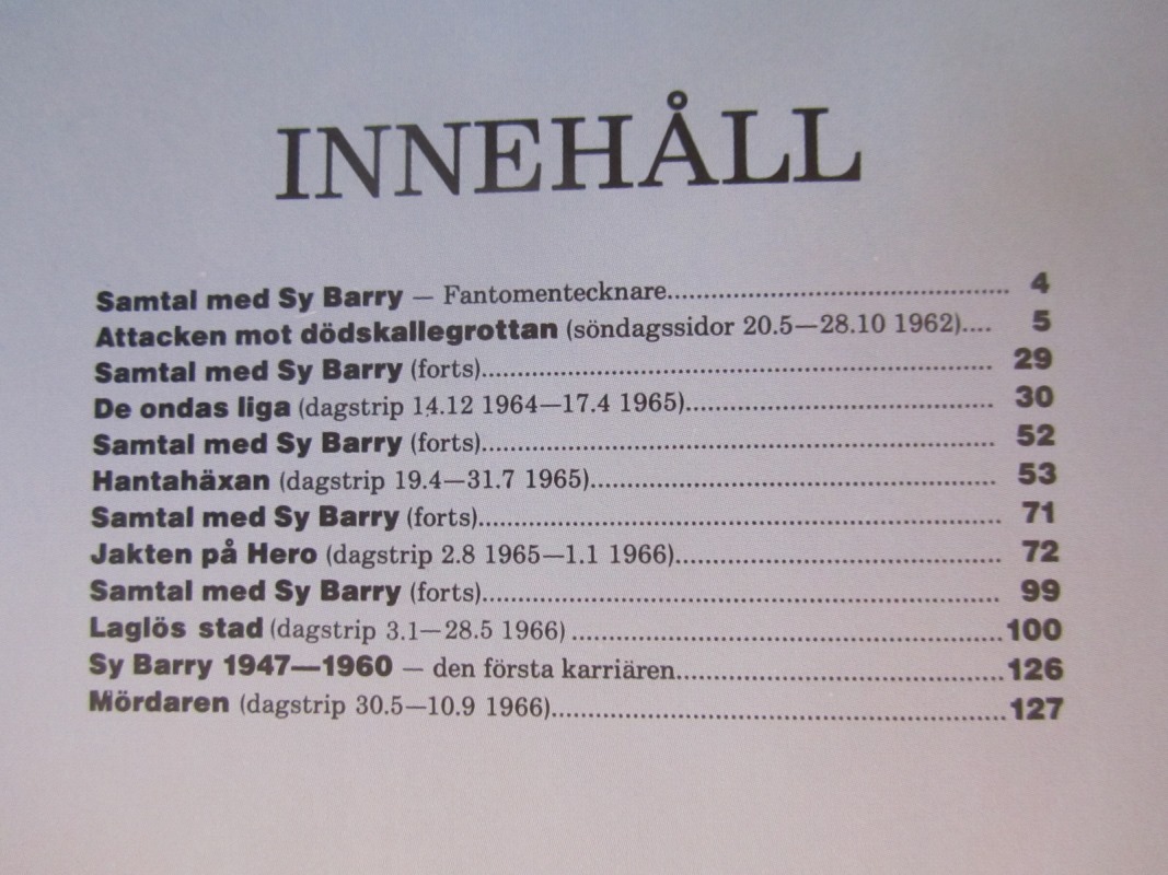 Fantomen En jubileumskrönika 1961-1991 Sy Barry - 3