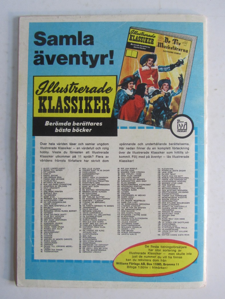 Illustrerade Klassiker 062 Våldet regerar 3:e uppl. Good - 2