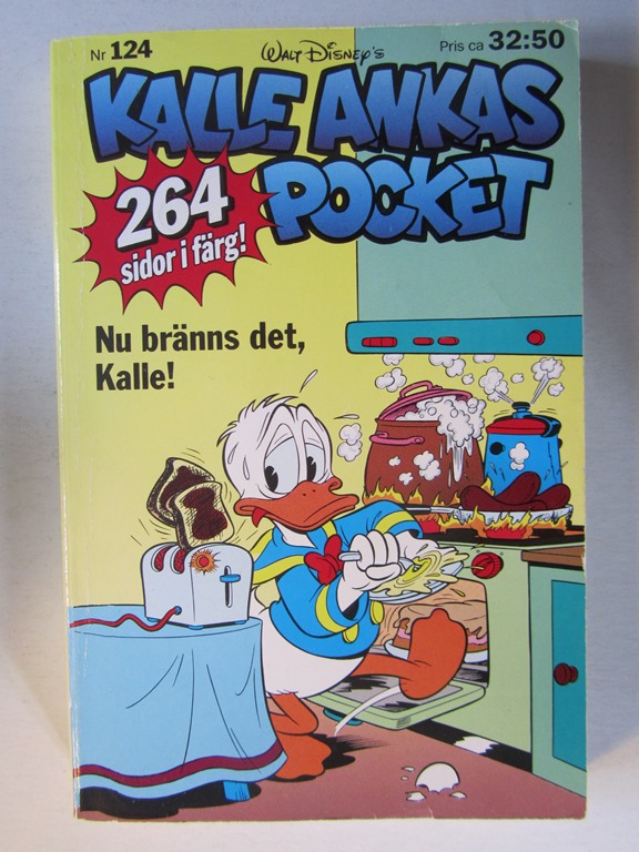 Kalle Ankas pocket 124 Nu bränns det, Kalle