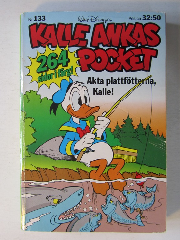 Kalle Ankas pocket 133 Akta plattfötterna, Kalle