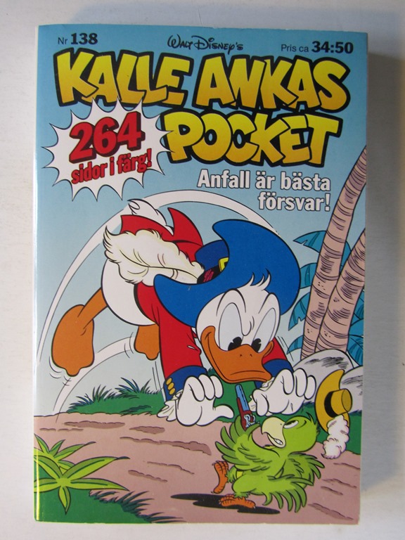 Kalle Ankas pocket 138 Anfall är bästa försvar