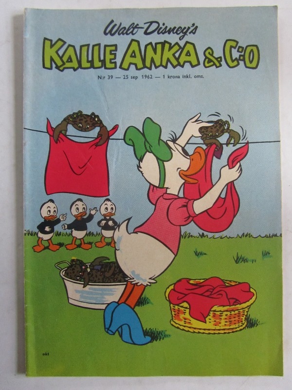 Kalle Anka 1962 39 Vg+