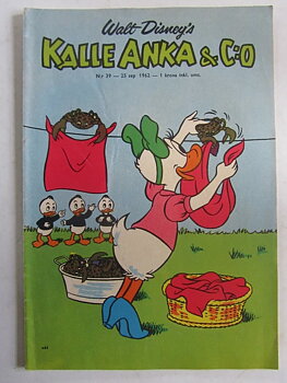 Kalle Anka 1962 39 Vg+