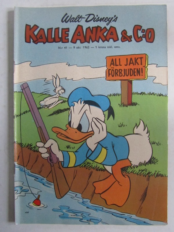 Kalle Anka 1962 41 Vg+