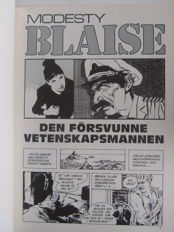 Agent X9 Julalbum 1995 med Modesty Blaise - 2