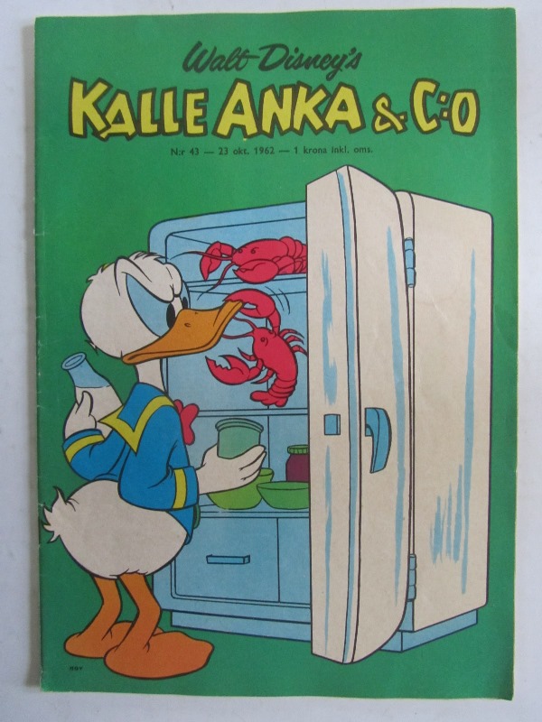 Kalle Anka 1962 43 Vg