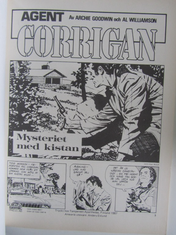 Agent X9 Julalbum 1987  - 2