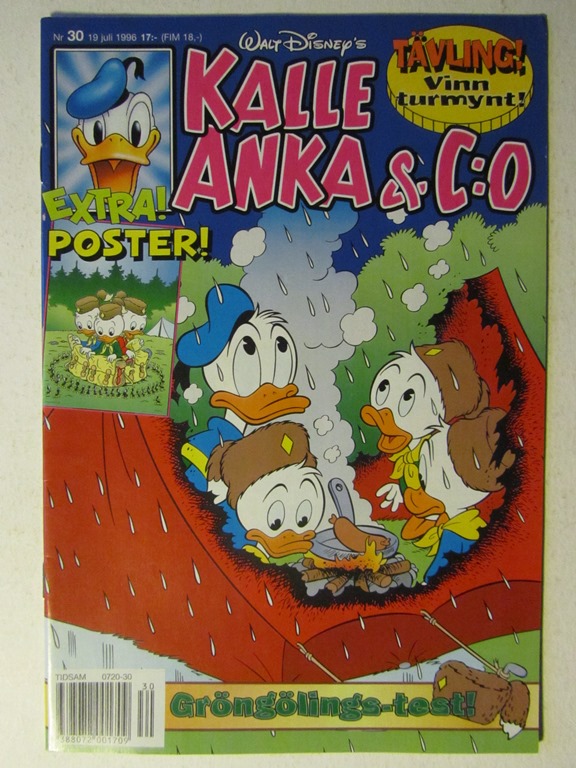 Kalle Anka & Co 1996 30 med bilaga