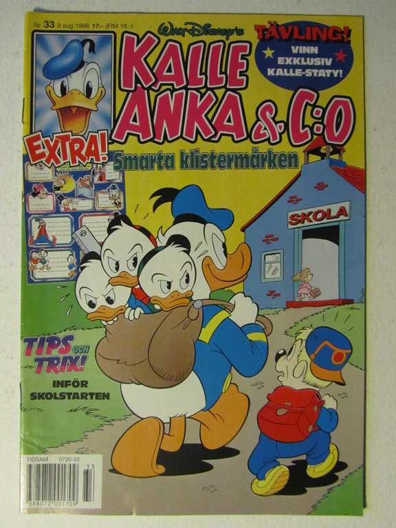 Kalle Anka & Co 1996 33 med bilaga