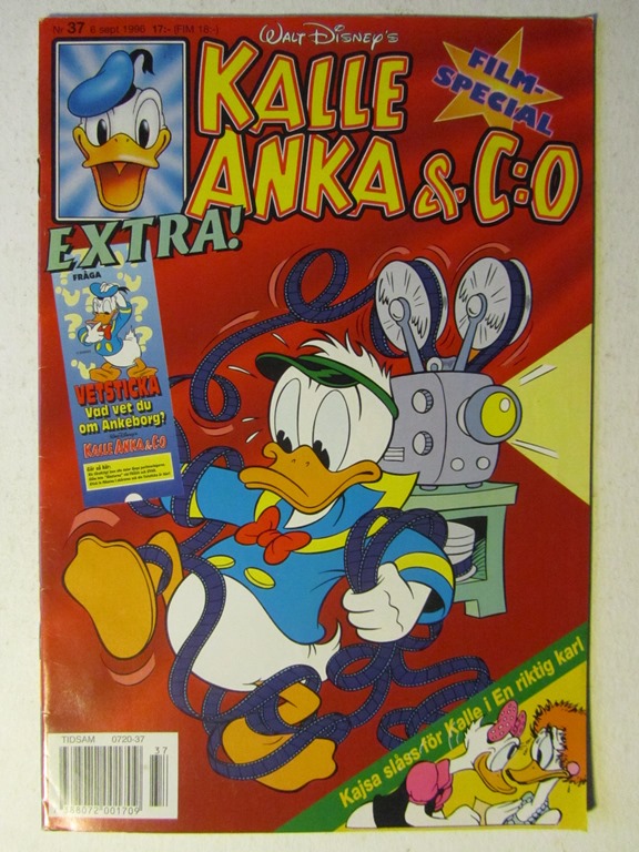 Kalle Anka & Co 1996 37 med bilaga