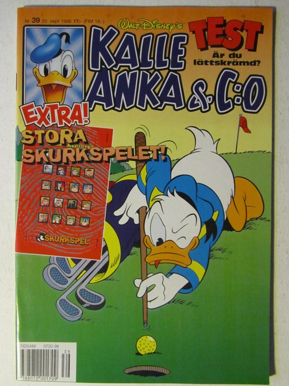 Kalle Anka & Co 1996 39 med bilaga